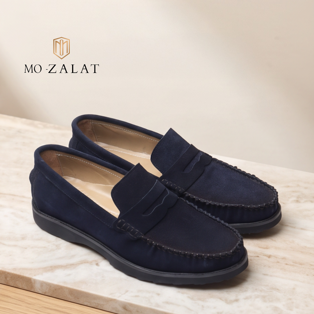 CODE:M1099 BLUE-SUEDE