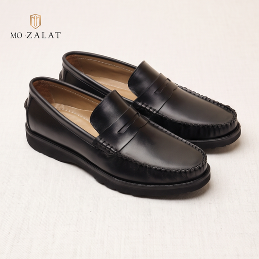 CODE:M1099 BLK-LEATHER
